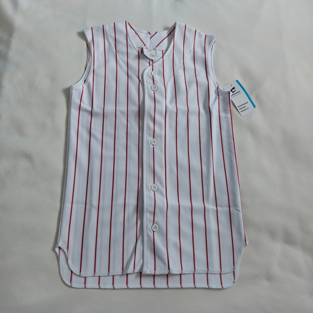 Champro Performance Sleeveless  Youth Boys striped Jersey M